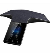 Yealink CP925 touchscreen IP conference phone wrapped in black acoustic fabric
